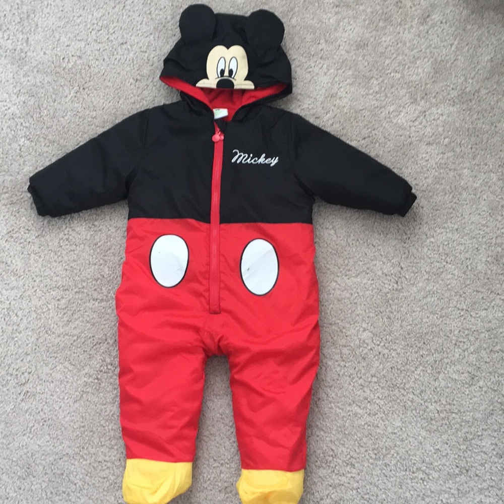 Mickey Mouse snowsuit